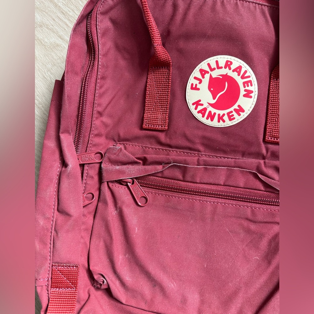 🦊 Kånken Red Backpack - Picture 4 of 7